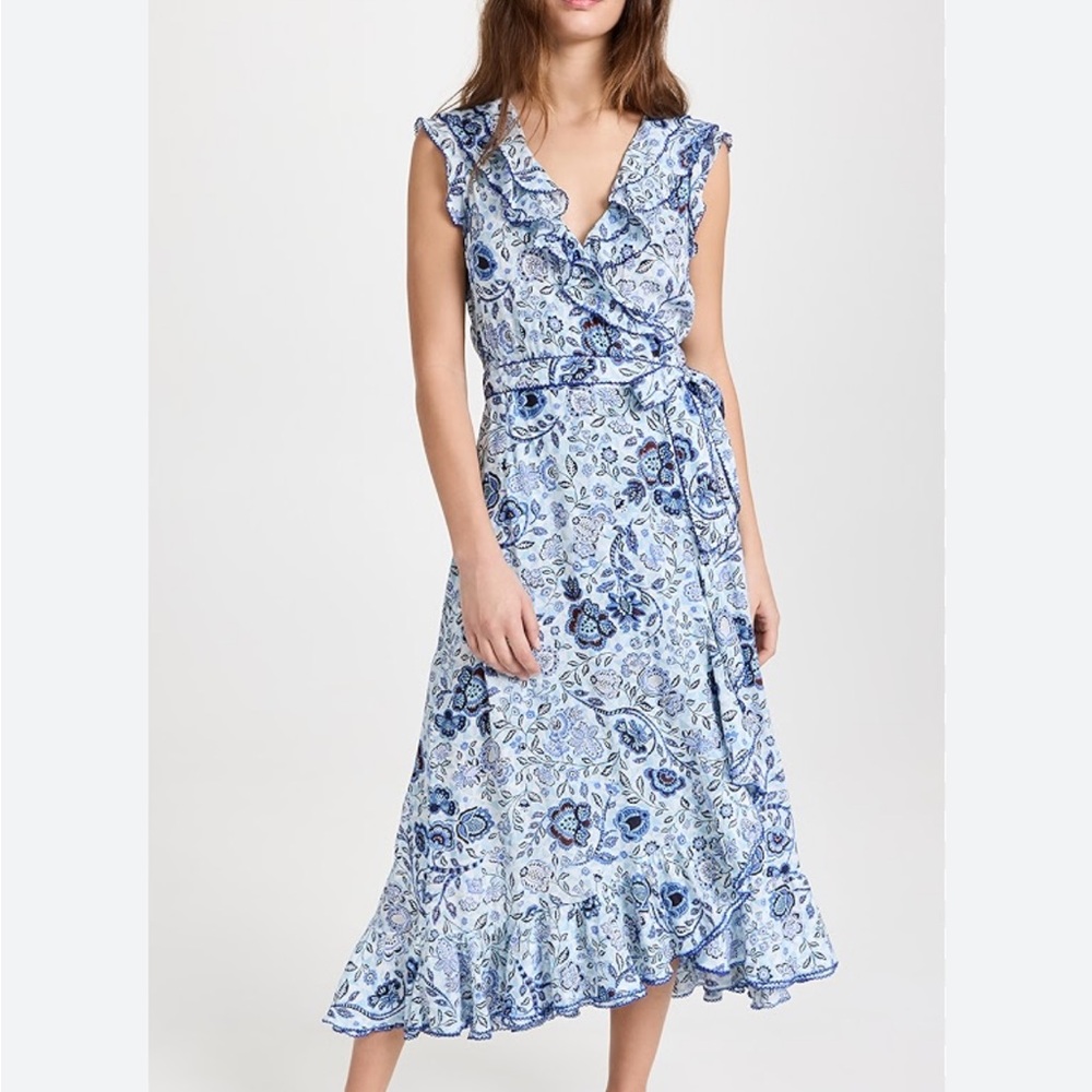 Poupette St. Barth Aude Midi Dress Size Small